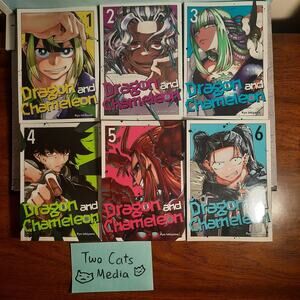 📚Dragon and Chameleon Vol. 1-6 Official English Manga Bundle Square Enix